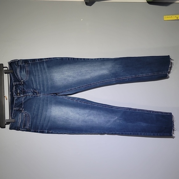 Maurices Raw Hem Slim Straight Leg Medium Jeans - Picture 2 of 9